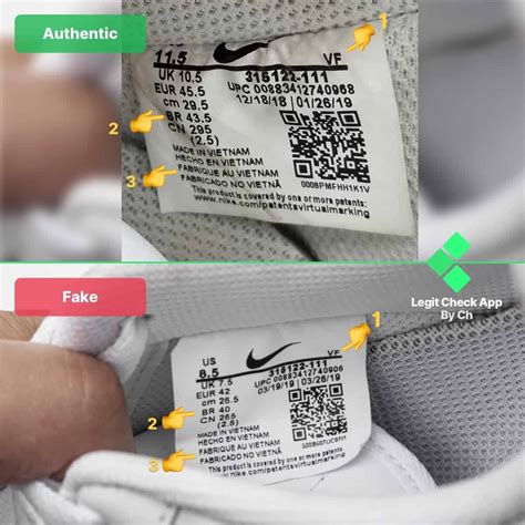 how to know if a shoe is fake or not|nike shoes authenticity check.